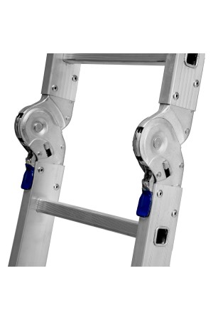 Лестница шарнирная алюминиевая, 2 х 4 + 2 х 5, Россия, Сибртех