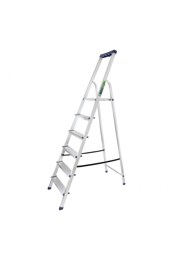 Стремянка алюминиевая с органайзером " Универсал", 6 ступеней, Сибртех