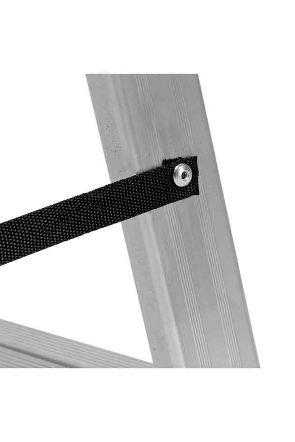 Лестница, 2 х 7 ступеней, алюминиевая, двухсекционная, Сибртех