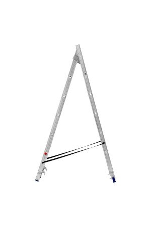 Лестница, 2 х 7 ступеней, алюминиевая, двухсекционная, Россия, Сибртех