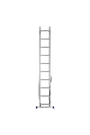 Лестница, 2 х 10 ступеней, алюминиевая, двухсекционная, Россия, Сибртех