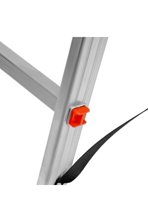 Лестница, 2 х 10 ступеней, алюминиевая, двухсекционная, Россия, Сибртех