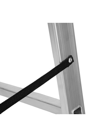 Лестница, 2 х 11 ступеней, алюминиевая, двухсекционная, Россия, Сибртех