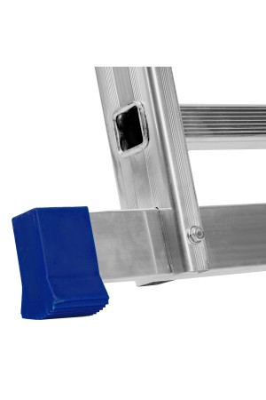 Лестница, 2 х 11 ступеней, алюминиевая, двухсекционная, Россия, Сибртех