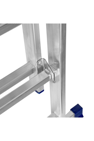 Лестница, 2 х 12 ступеней, алюминиевая, двухсекционная, Россия, Сибртех