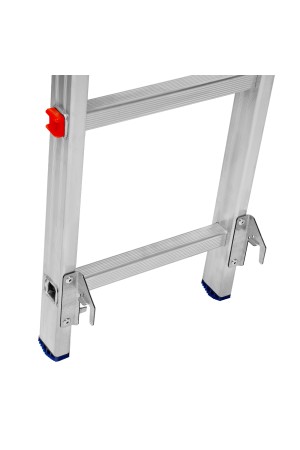 Лестница, 2 х 12 ступеней, алюминиевая, двухсекционная, Россия, Сибртех