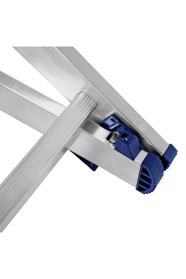 Лестница, 2 х 14 ступеней, алюминиевая, двухсекционная, Сибртех