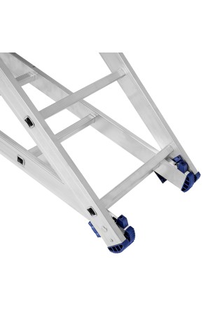 Лестница, 2 х 14 ступеней, алюминиевая, двухсекционная, Россия, Сибртех