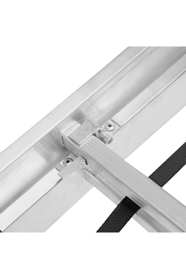 Лестница, 2 х 14 ступеней, алюминиевая, двухсекционная, Сибртех