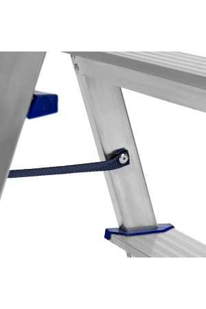 Стремянка двусторонняя 3 ступени, алюминиевая, Россия, Сибртех