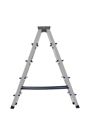 Стремянка двусторонняя 5 ступеней, алюминиевая, Россия, Сибртех