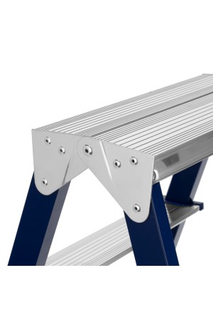 Стремянка двусторонняя 3 ступени, стальная, Россия, Сибртех