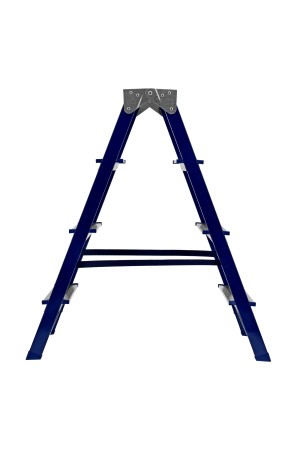 Стремянка двусторонняя 4 ступени, стальная, Россия, Сибртех