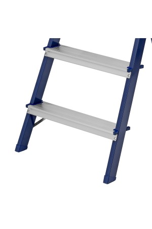 Стремянка двусторонняя 6 ступеней, стальная, Россия, Сибртех