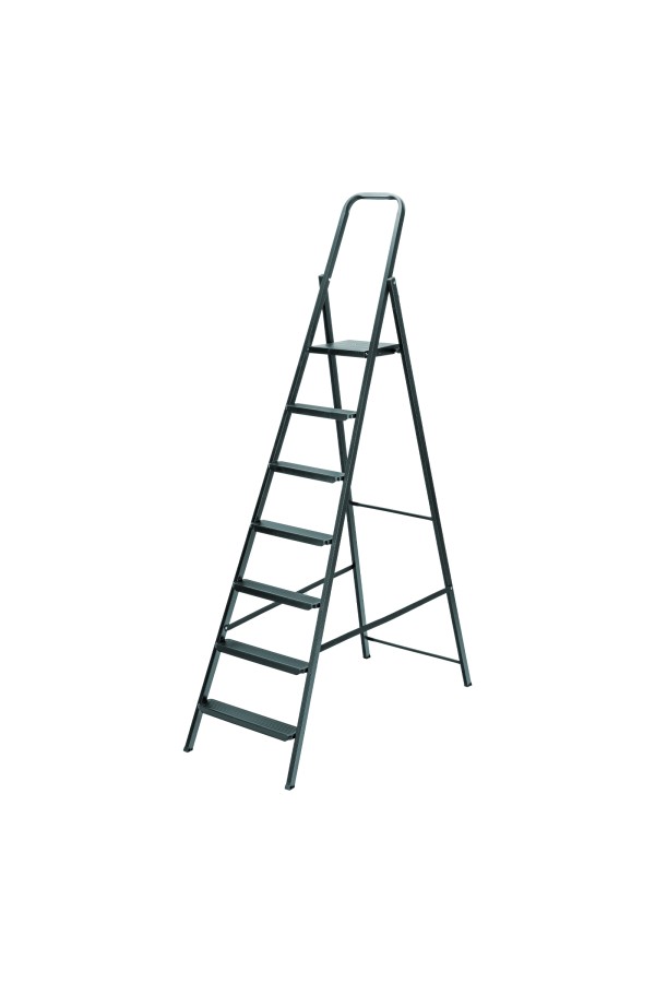 Стремянка 7 ступеней, компактная, стальная Сибртех