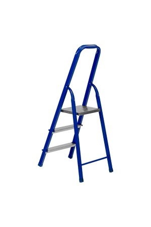 Стремянка, 3 ступени, стальной профиль, алюминиевые ступени Россия Сибртех