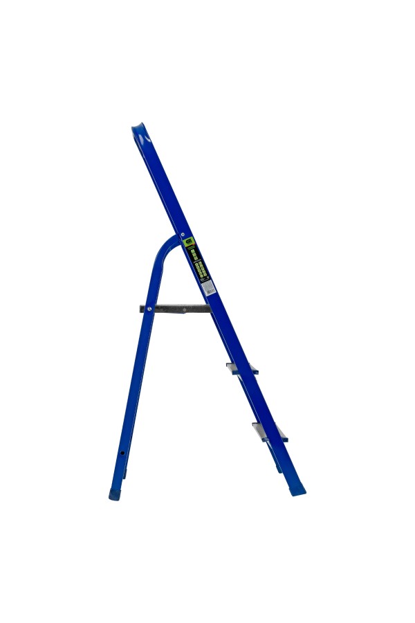 Стремянка, 3 ступени, стальной профиль, алюминиевые ступени Сибртех