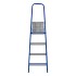 Стремянка, 4 ступени, стальной профиль, алюминиевые ступени Россия Сибртех