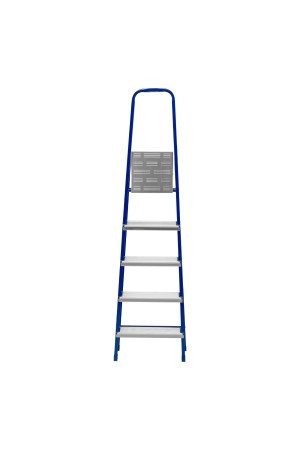 Стремянка, 5 ступеней, стальной профиль, алюминиевые ступени Россия Сибртех