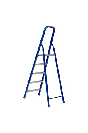 Стремянка, 5 ступеней, стальной профиль, алюминиевые ступени Россия Сибртех