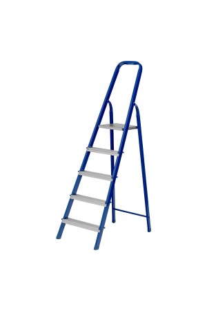Стремянка, 5 ступеней, стальной профиль, алюминиевые ступени Россия Сибртех