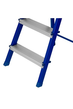 Стремянка, 5 ступеней, стальной профиль, алюминиевые ступени Россия Сибртех