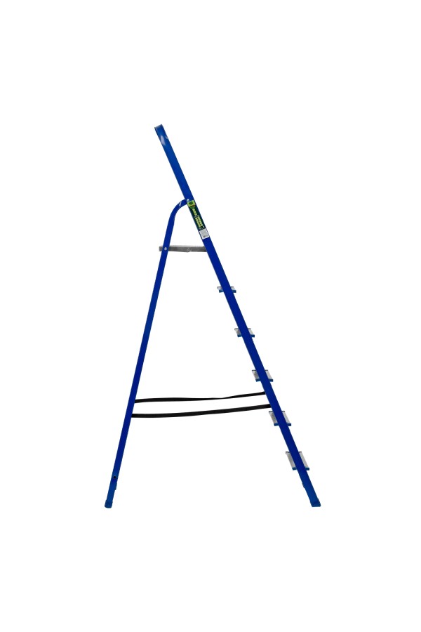 Стремянка, 6 ступеней, стальной профиль, алюминиевые ступени Сибртех