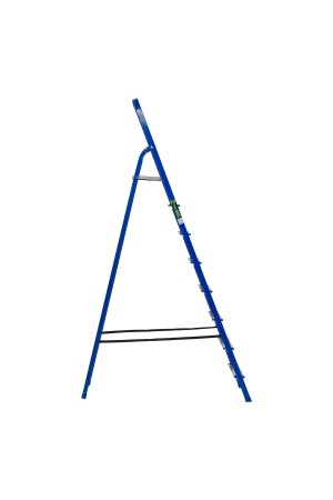 Стремянка, 8 ступеней, стальной профиль, алюминиевые ступени Россия Сибртех