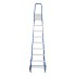 Стремянка, 9 ступеней, стальной профиль, алюминиевые ступени Россия Сибртех