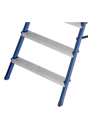 Стремянка, 10 ступеней, стальной профиль, алюминиевые ступени Россия Сибртех