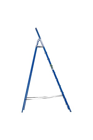 Стремянка, 10 ступеней, стальной профиль, алюминиевые ступени Россия Сибртех