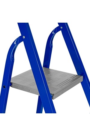 Стремянка, 10 ступеней, стальной профиль, алюминиевые ступени Россия Сибртех