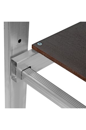 Алюминиевая лестница помост 3 В 1 (арт. в серт.: 1415206) Россия