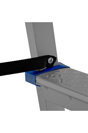 Стремянка двухсторонняя 2 ступени, сталь профиль, стальные ступени, Россия Сибртех