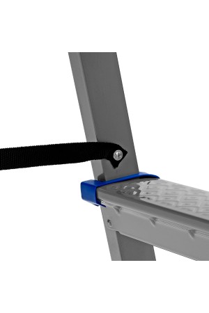 Стремянка двухсторонняя 5 ступеней, сталь профиль, стальные ступени, Россия Сибртех