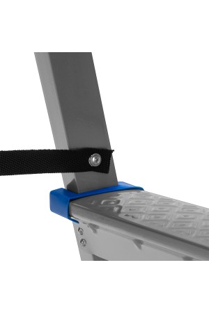 Стремянка двухсторонняя 6 ступеней, сталь профиль, стальные ступени, Россия Сибртех