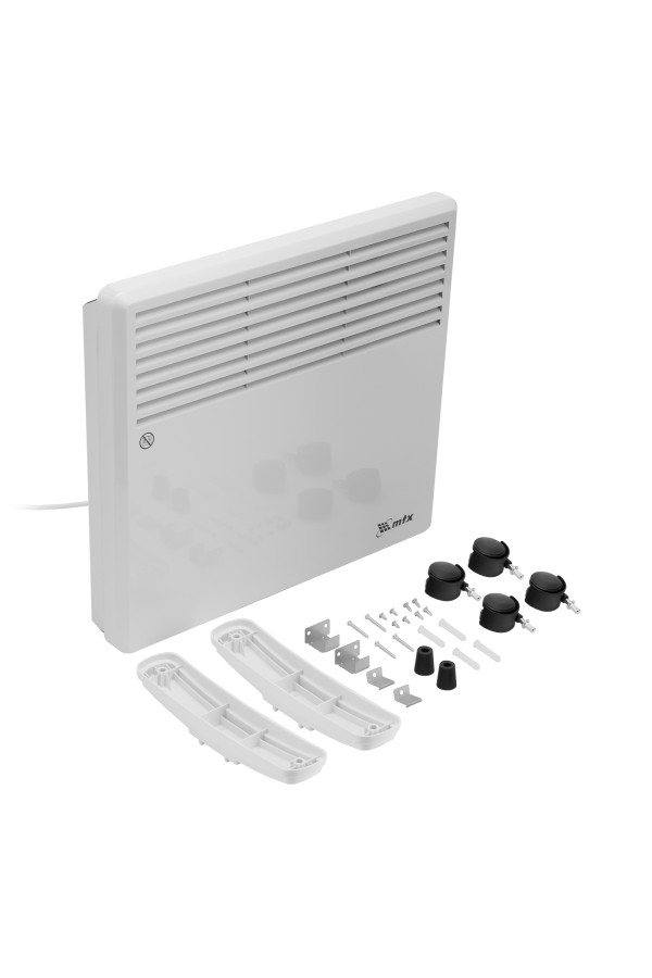 Конвектор электрический CH-1000, 1000 Вт, X-образный нагреватель, термостат, колеса  MTX