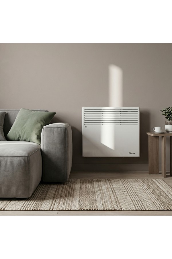 Конвектор электрический CH-1000, 1000 Вт, X-образный нагреватель, термостат, колеса  MTX