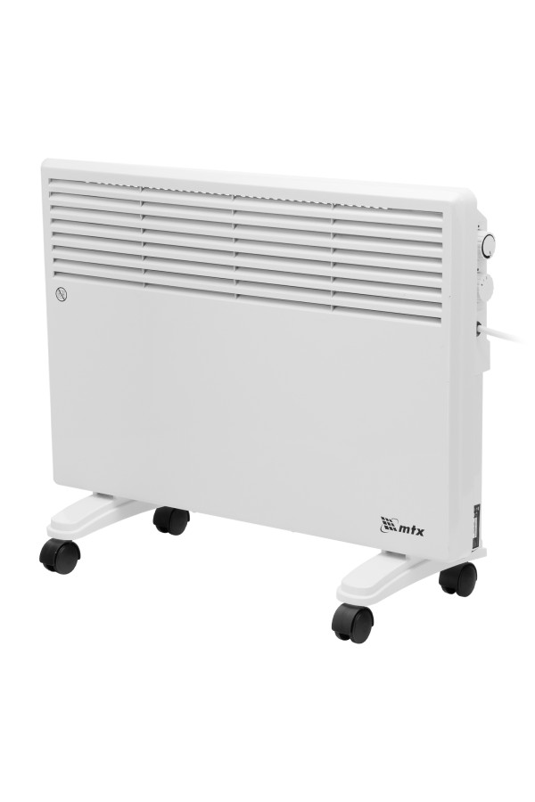 Конвектор электрический CH-1500, 1500 Вт, X-образный нагреватель, термостат, колеса  MTX