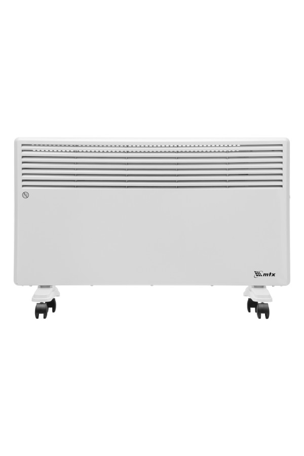Конвектор электрический CH-2000, 2000 Вт, X-образный нагреватель, термостат, колеса  MTX