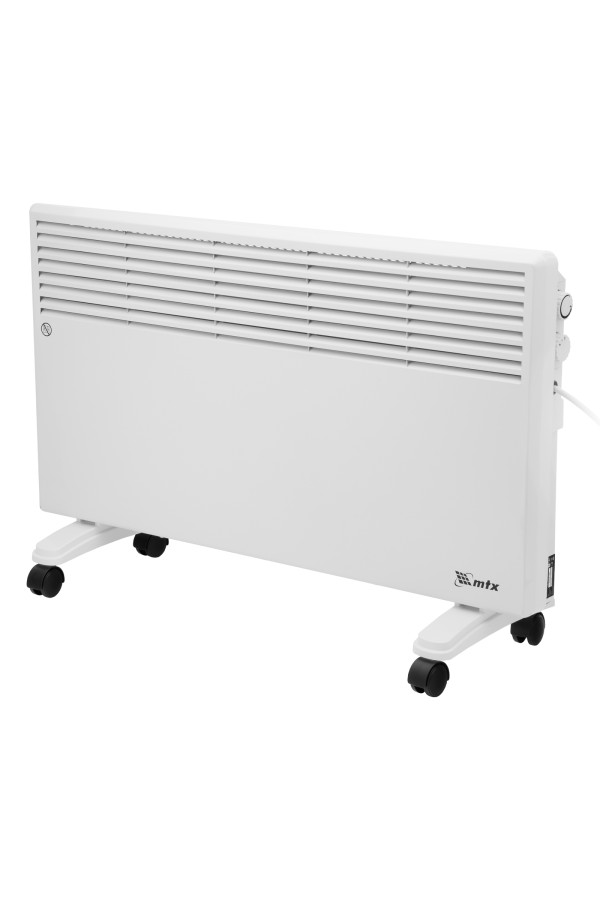 Конвектор электрический CH-2000, 2000 Вт, X-образный нагреватель, термостат, колеса  MTX