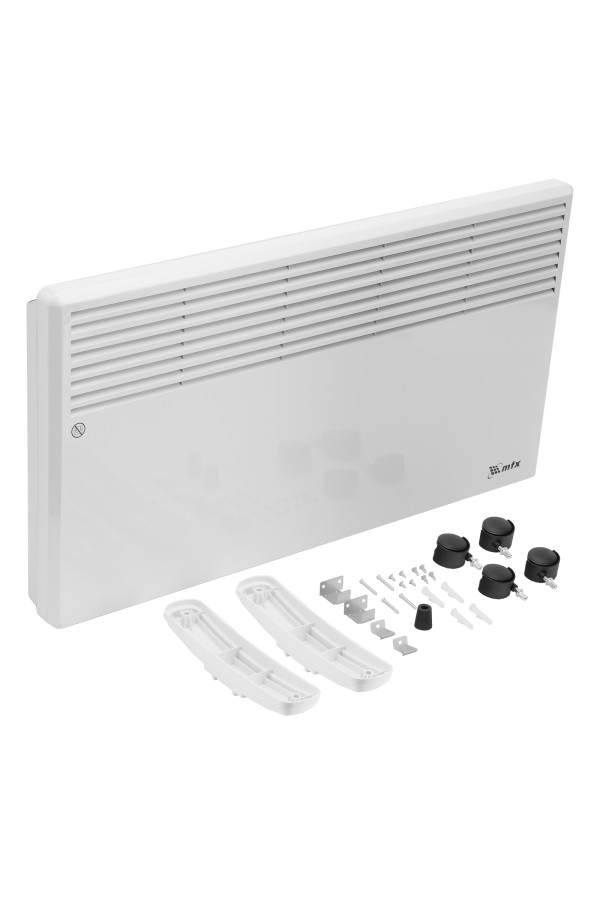 Конвектор электрический CH-2000, 2000 Вт, X-образный нагреватель, термостат, колеса  MTX