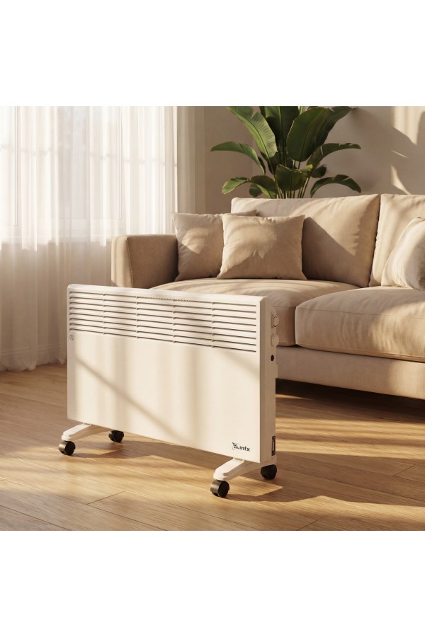 Конвектор электрический CH-2000, 2000 Вт, X-образный нагреватель, термостат, колеса  MTX