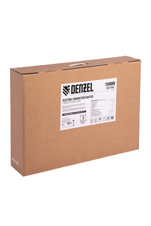 Конвектор электрический XCE-1500, 230 В, 1500 Вт, X-образный нагреватель Denzel
