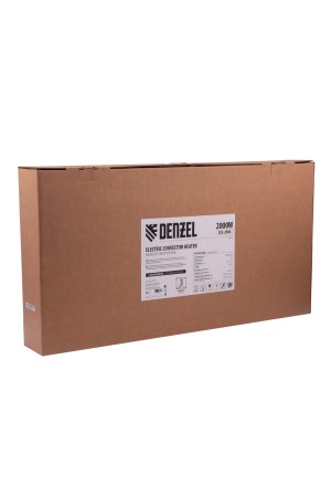 Конвектор электрический XCE-2000, 230 В, 2000 Вт, X-образный нагреватель Denzel