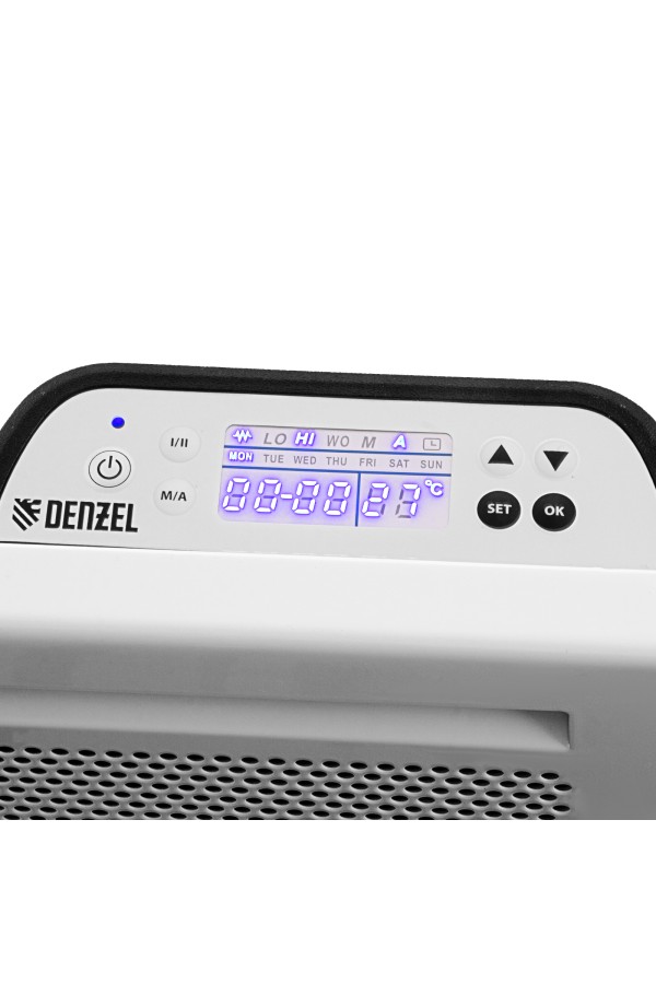 Конвектор гибридный электрический HybridX-1000, ИК нагреватель, цифровой термостат Denzel