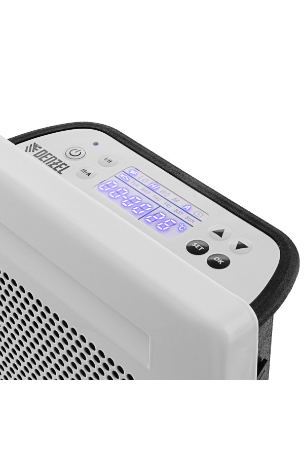 Конвектор гибридный электрический HybridX-1500, ИК нагреватель, цифровой термостат Denzel