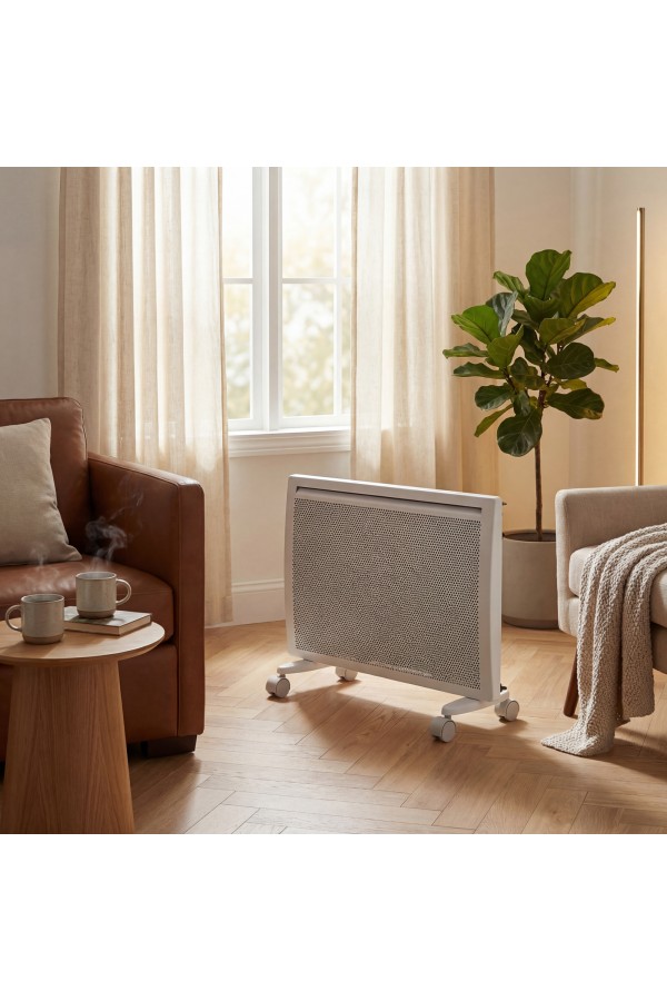 Конвектор гибридный электрический HybridX-1500, ИК нагреватель, цифровой термостат Denzel