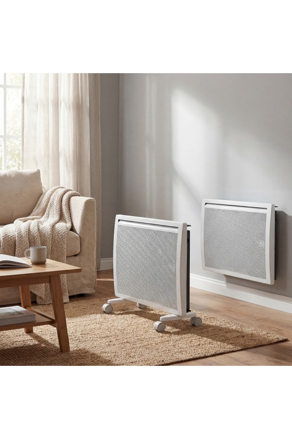 Конвектор гибридный электрический HybridX-1500, ИК нагреватель, цифровой термостат Denzel