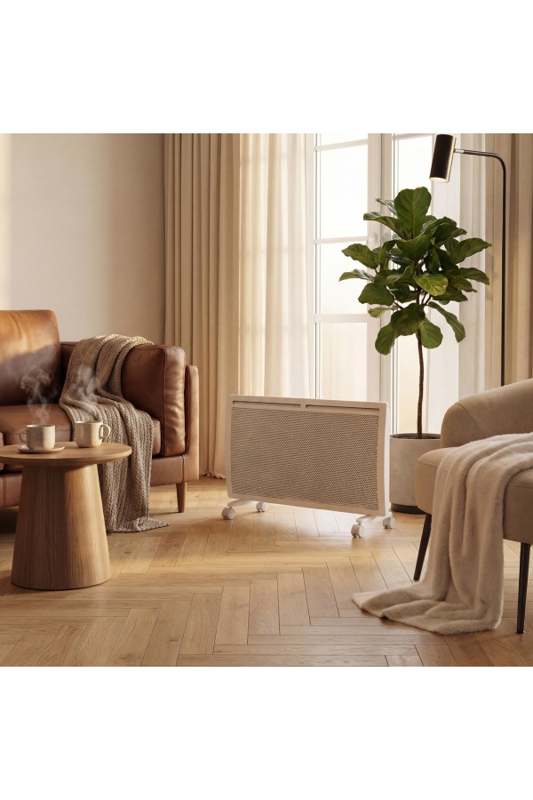 Конвектор гибридный электрический HybridX-2000, ИК нагреватель, цифровой термостат Denzel